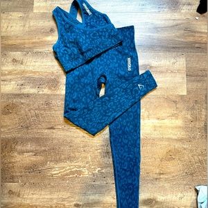 Gymshark Matching Set (deep Blue) - XS